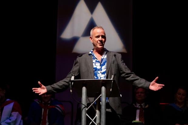 Fatboy Slim at the BIMM ceremony2